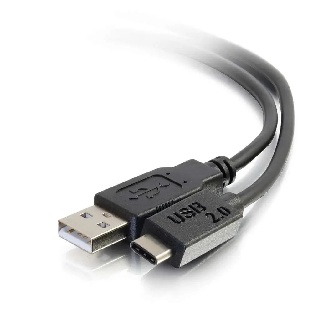 6FT USB 2.0 USB-C TO USB-A CABLE M/M BLACK - Image 4