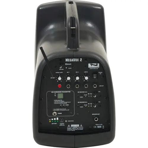 Anchor Audio MEGA2-XU4 MegaVox with built-in Bluetooth, AIR transmitter & two dual wireless mic receivers - Image 3
