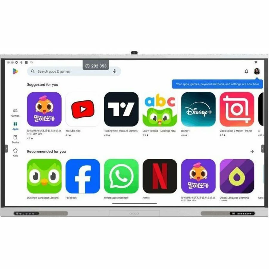 Avocor AVA-7520 75 Inch 4K UHD LED Interactive Touch Display - Image 4