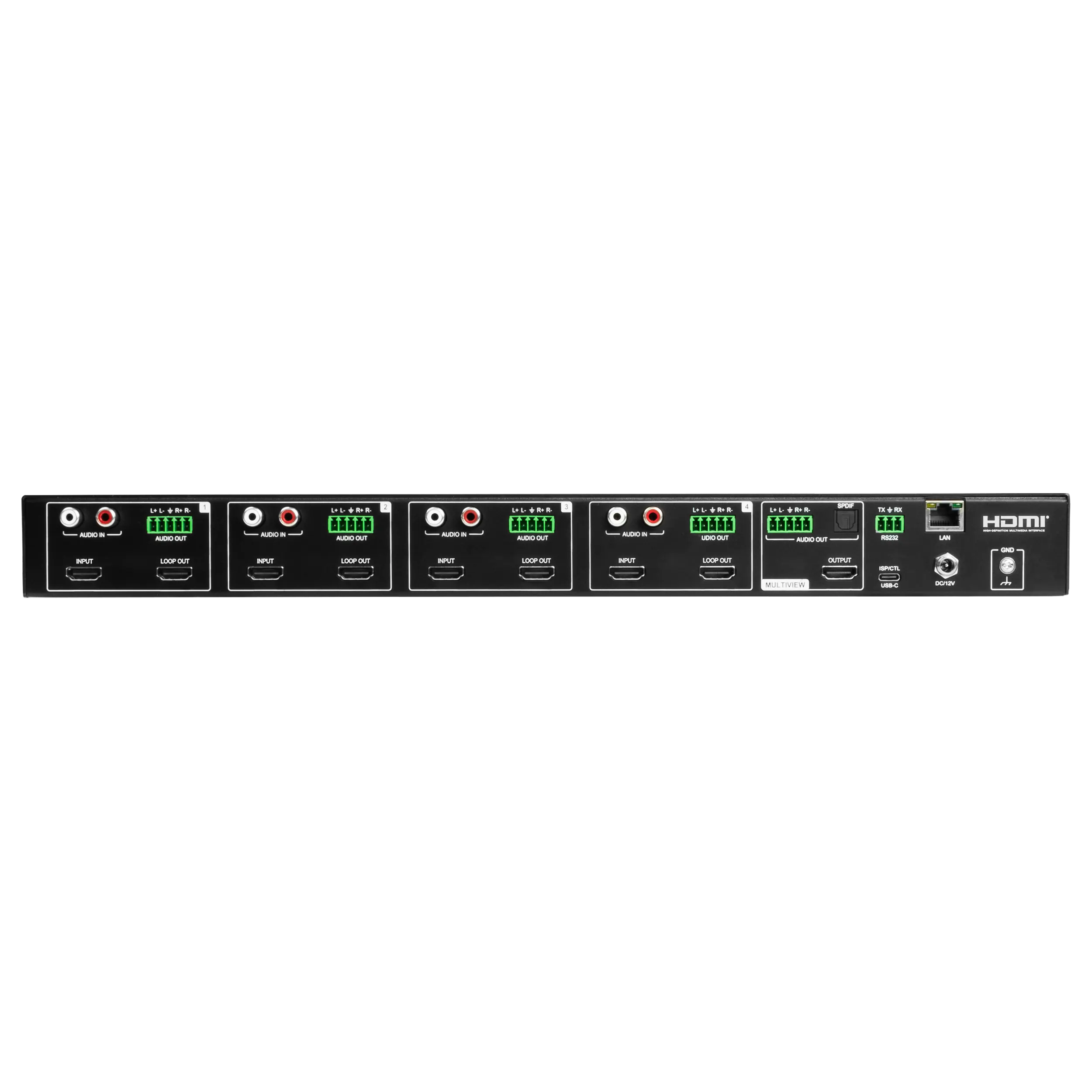 AVPro Edge 4K 4x1 Multi-Viewer Video Processor for HDMI Displays - Image 5