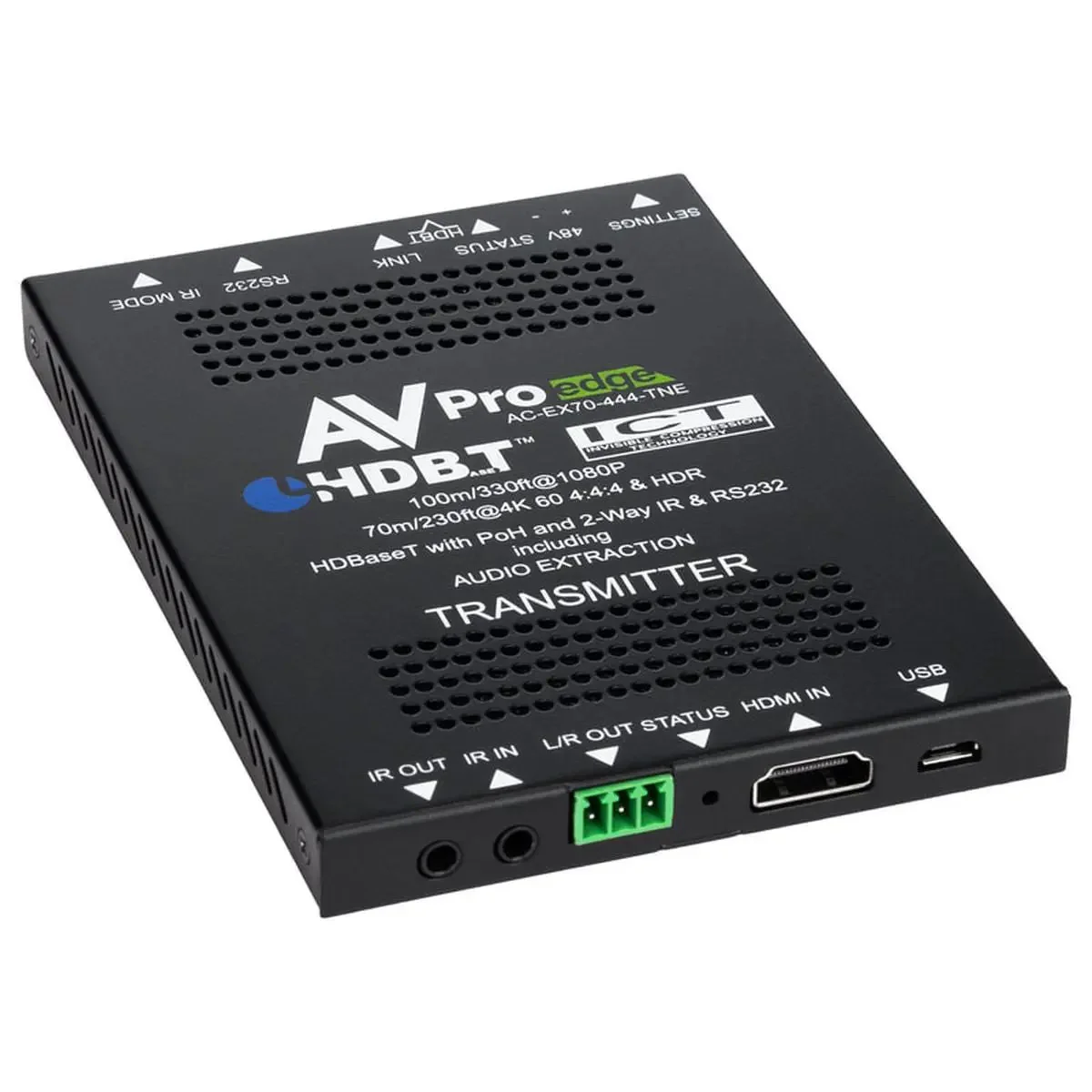 AVPro Edge AC-EX70-444-TNE 4K Audio/Video Tx with HDBaseT