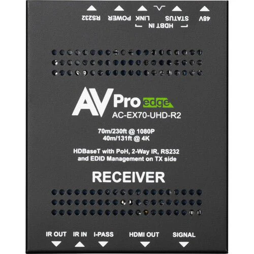 AVPro Edge AC-EX70-UHD-R2 Ultra-Slim HDBaseT Receiver - Image 2