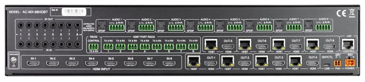 AVPro Edge AC-MX-88HDBT Matrix Switcher - Image 3