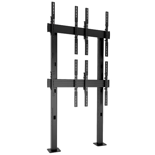 Chief Fusion 2x2 Portrait Micro-Adjustable Bolt-Down Freestanding Video Wall Mount