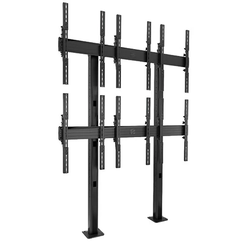 Chief Fusion 3x2 Portrait Micro-Adjustable Bolt-Down Freestanding Video Wall Mount