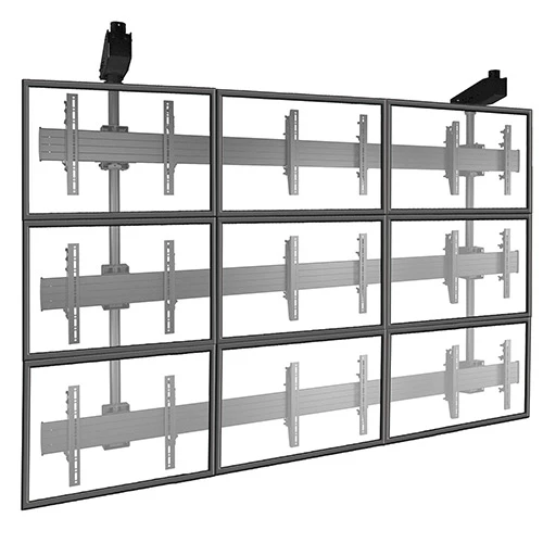Chief Fusion Micro-Adjustable Large Ceiling Mounted 3x3 Video Wall System