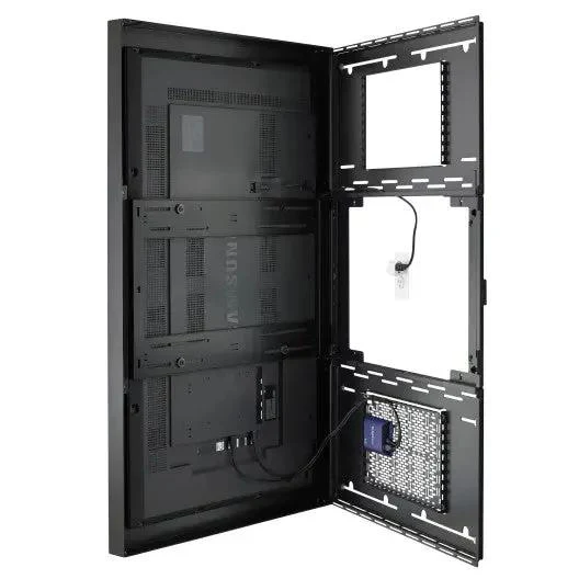 Chief LW75UBP Impact On-Wall Kiosk - Portrait 75 Inch Black - Image 2