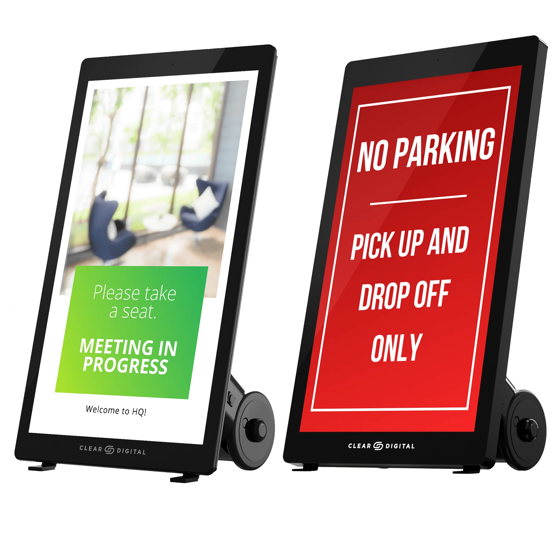 Clear Digital Evo Roll Series 43-inch Portable Full HD Digital Signage Display