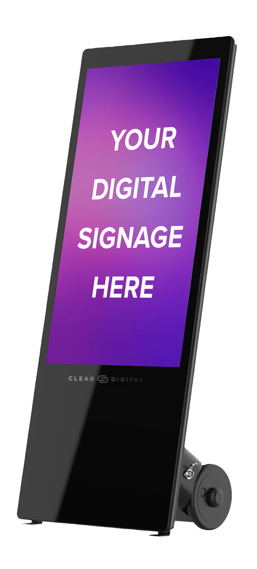 Clear Digital Evo Tall Mobile Digital Signage Display - Image 2
