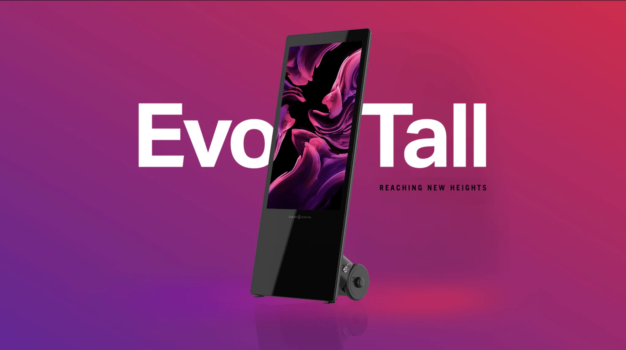 Clear Digital Evo Tall Mobile Digital Signage Display - Image 3