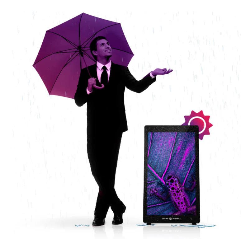 Clear Touch Evo Roll Pro 43-inch HD IP65 Digital Signage System - Image 10