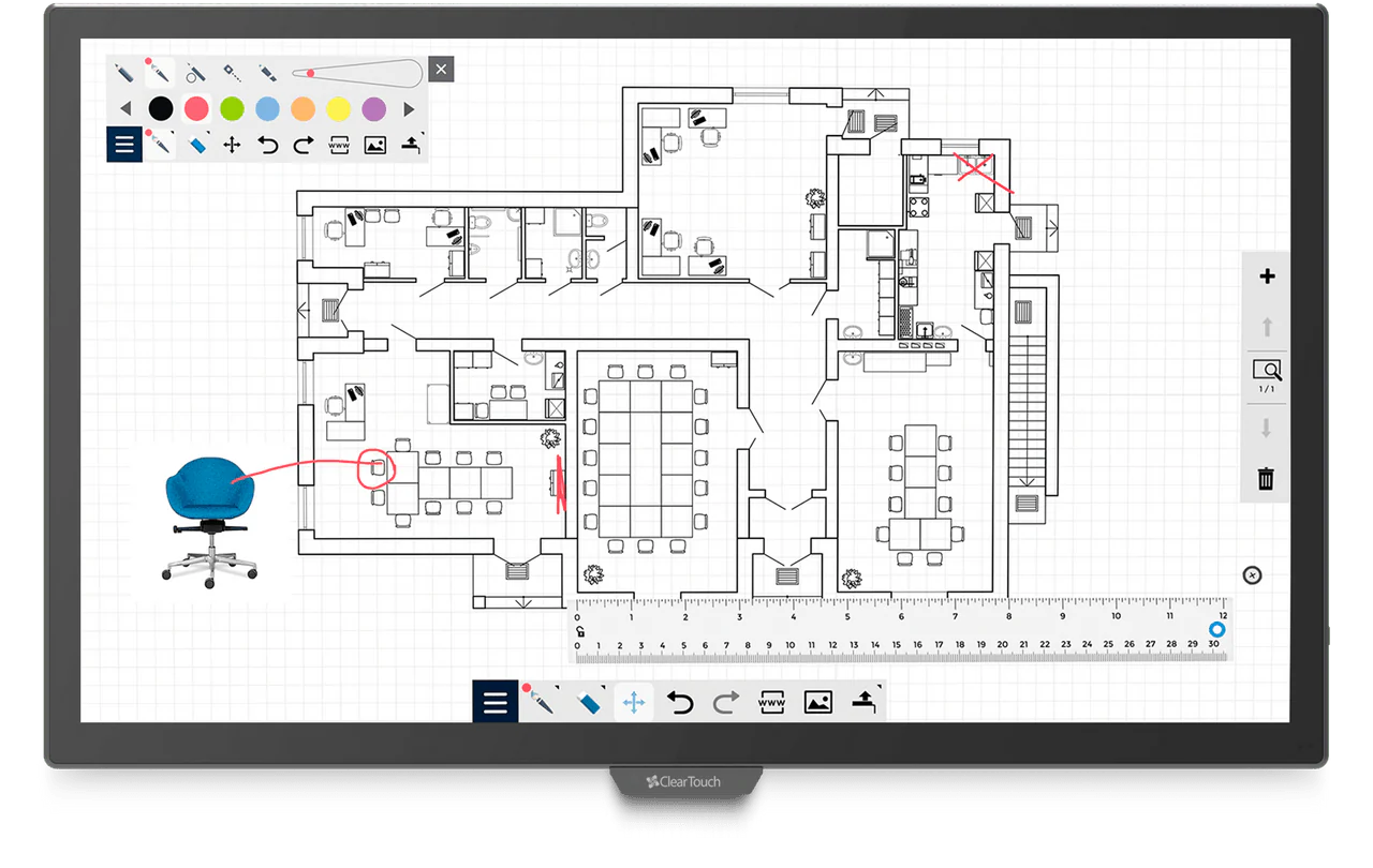 ClearTouch CTI-7065XT-UH20 Interactive Panel - Ultra HD - Image 3