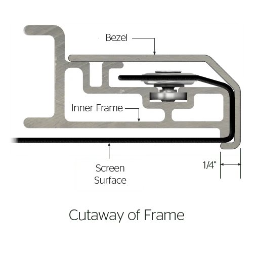 Da-Lite 24436 Contour Da-Mat Screen (65x104) 123"  Diagonal - Image 4