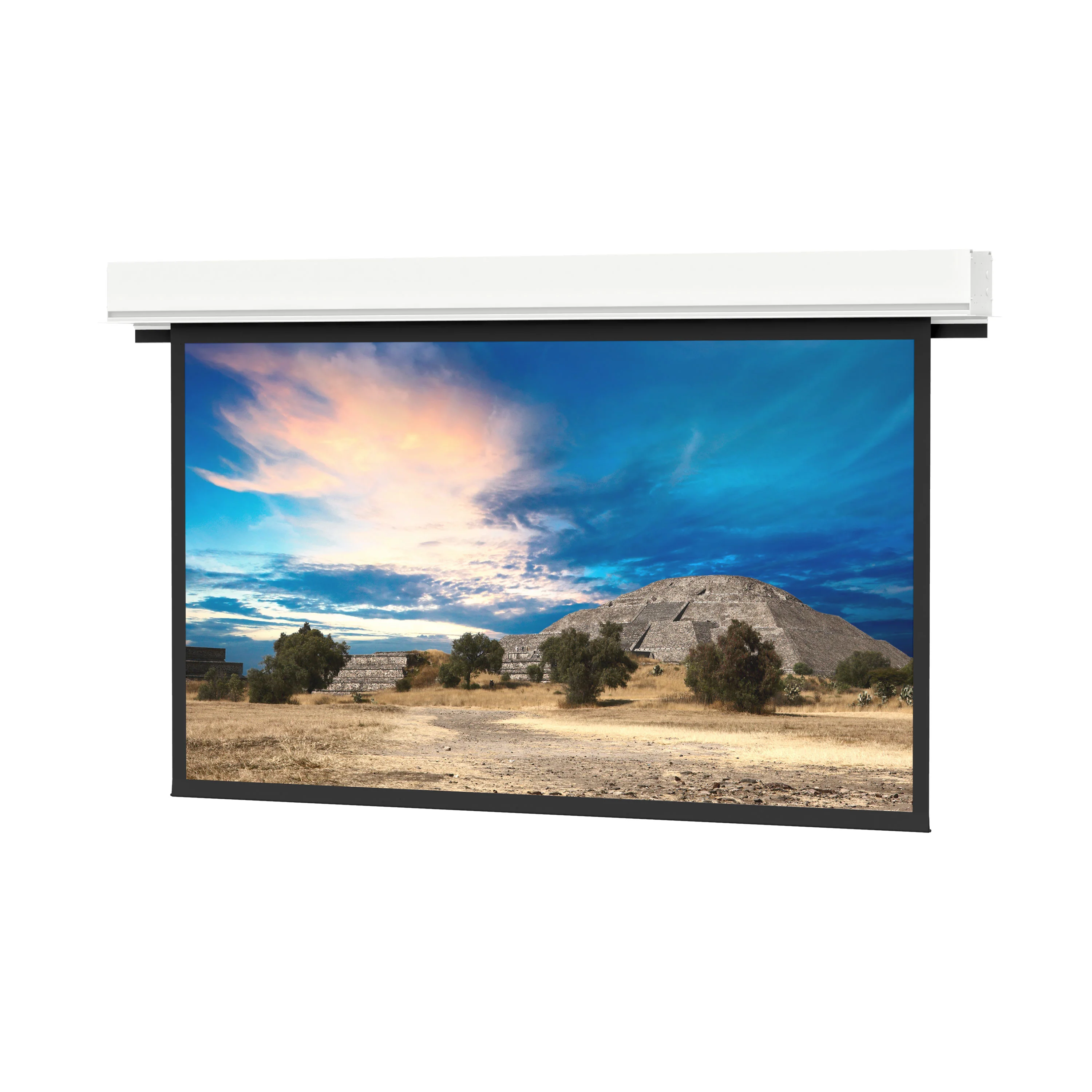 Da-Lite Advantage 184" Ceiling Recessed Electric Projection Screen 16:9 Matte White