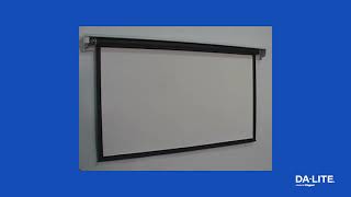 Da-Lite Professional Electrol 177.5x284 Matte White Electric Projection Screen - Image 3
