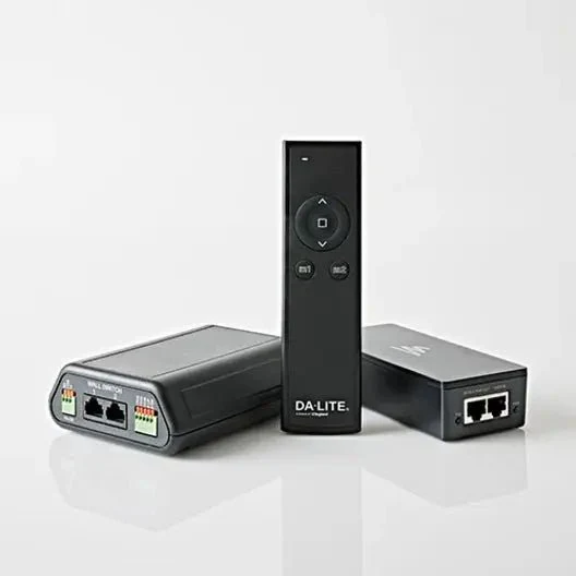Da-Lite Screen Controller with RF (BLE) Remote and PoE Injector - DL16523