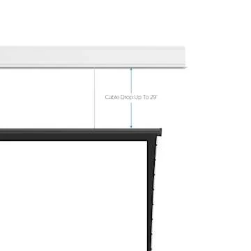 Da-Lite Wireline Advantage 78x139 HD Progressive Recessed Electric Screen - Image 3