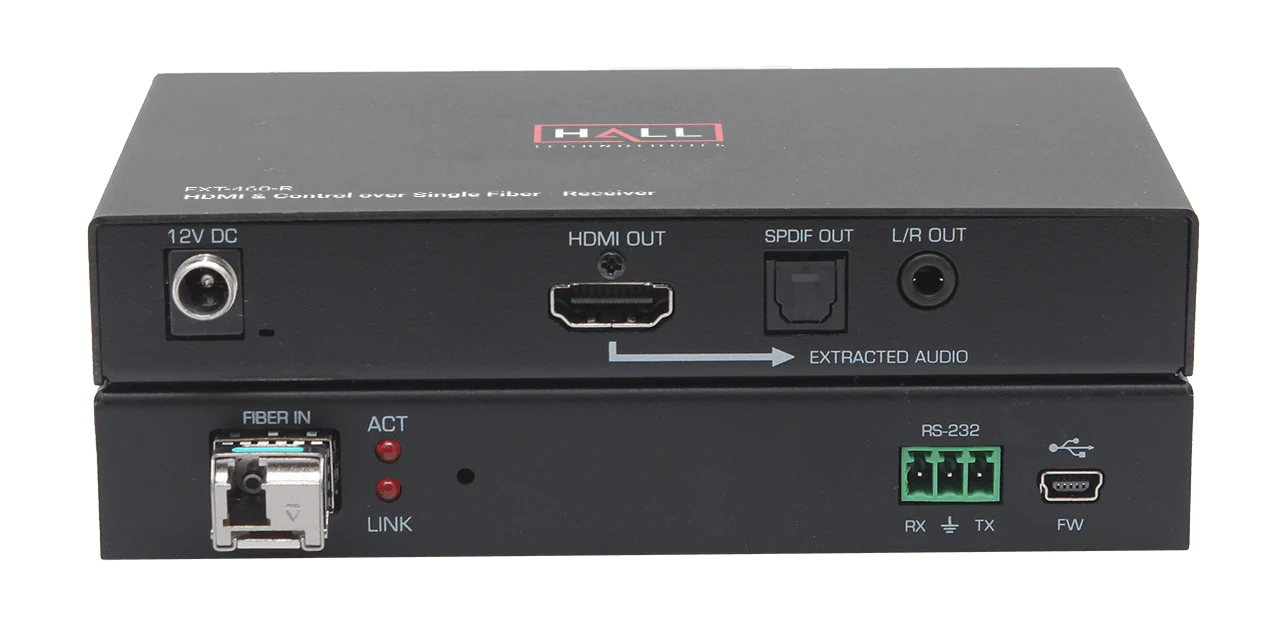 Hall Technologies FXT-460-R 4K HDMI 2.0 Fiber Optic Extender - Image 3
