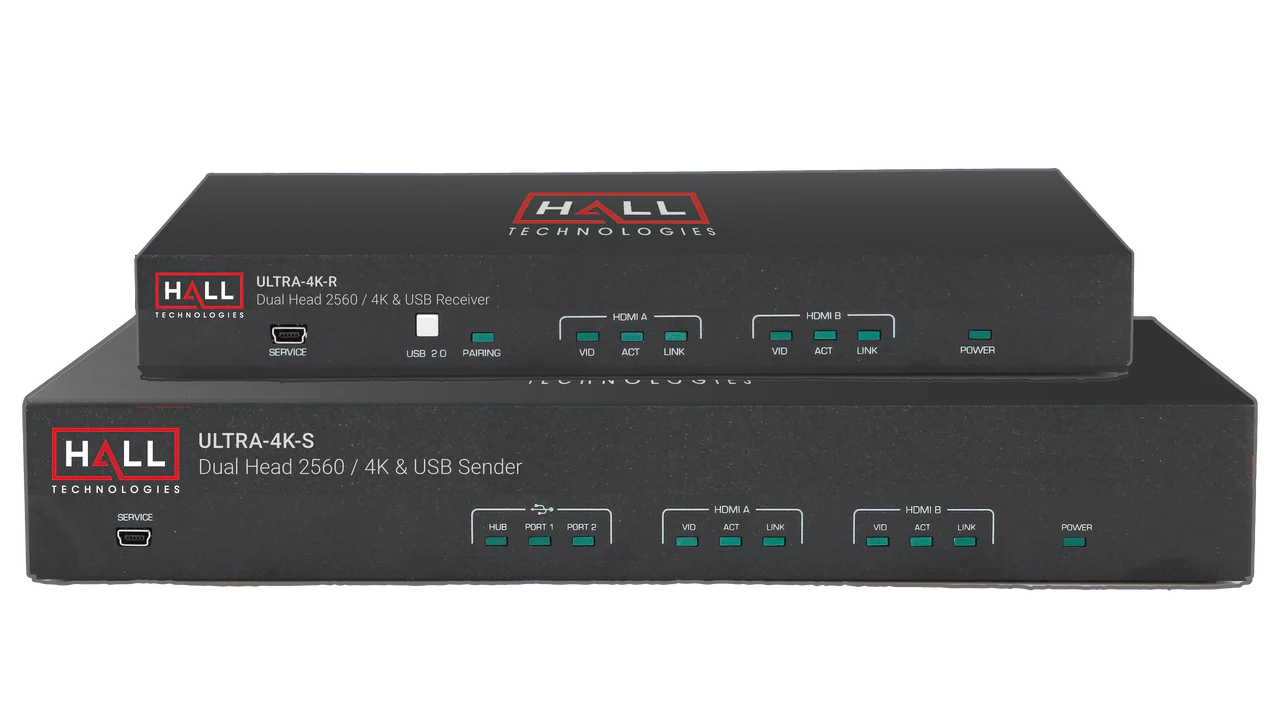 Hall Technologies ULTRA-4K Dual-Head 2.0 Extender