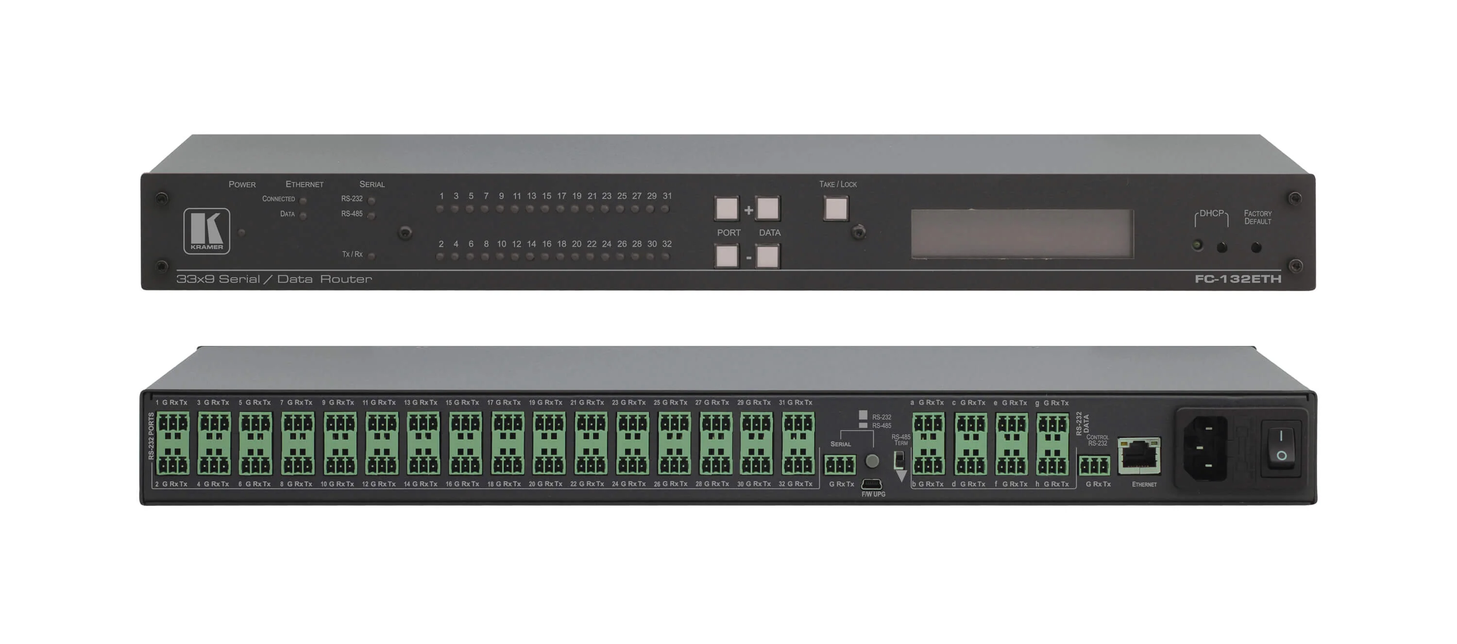 Kramer FC-132ETH 32-Port Ethernet Serial Control Gateway Communication Matrix