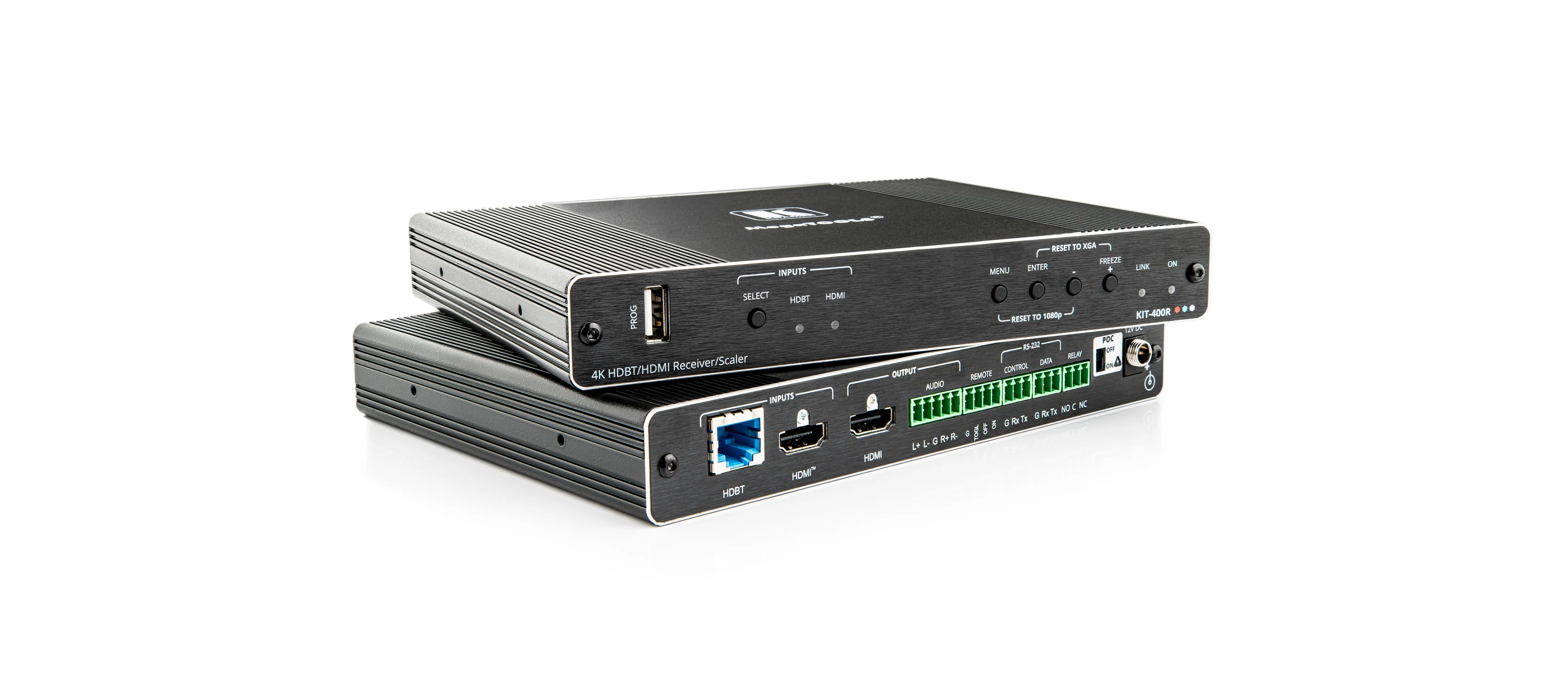 Kramer KIT-400 4K HDBaseT Auto-Switcher and Scaler Kit - Image 2