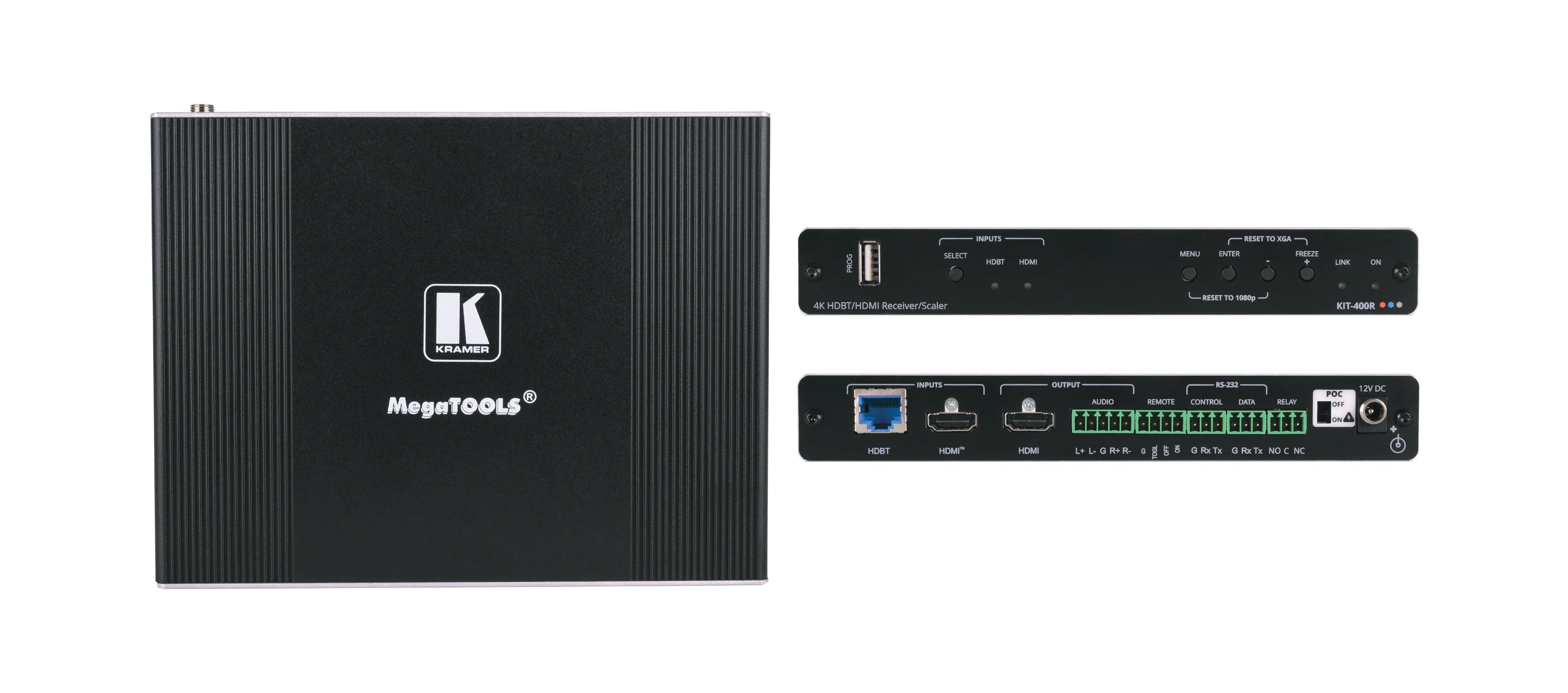 Kramer KIT-400 4K HDBaseT Auto-Switcher and Scaler Kit - Image 4