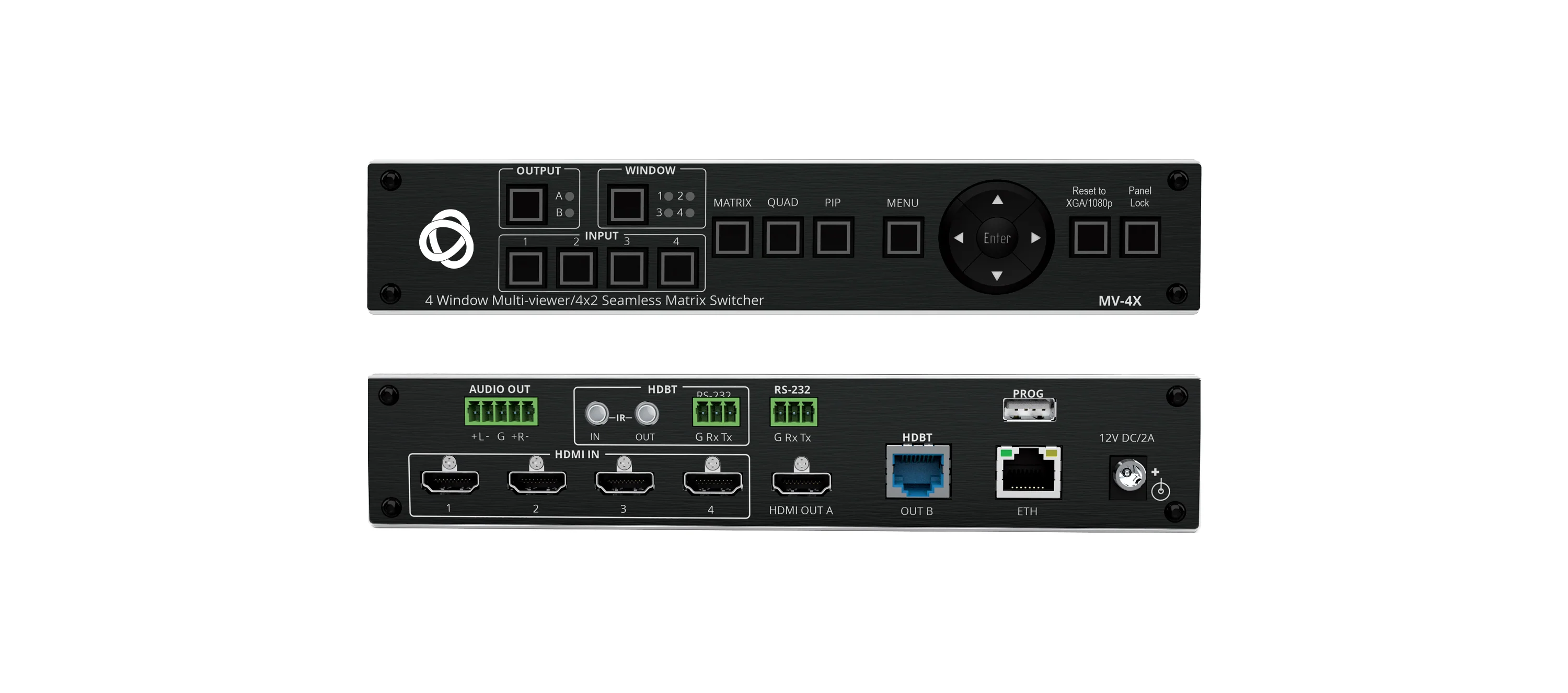 Kramer MV-4X 4 Window Multi-Viewer 4x2 Seamless Matrix Switcher