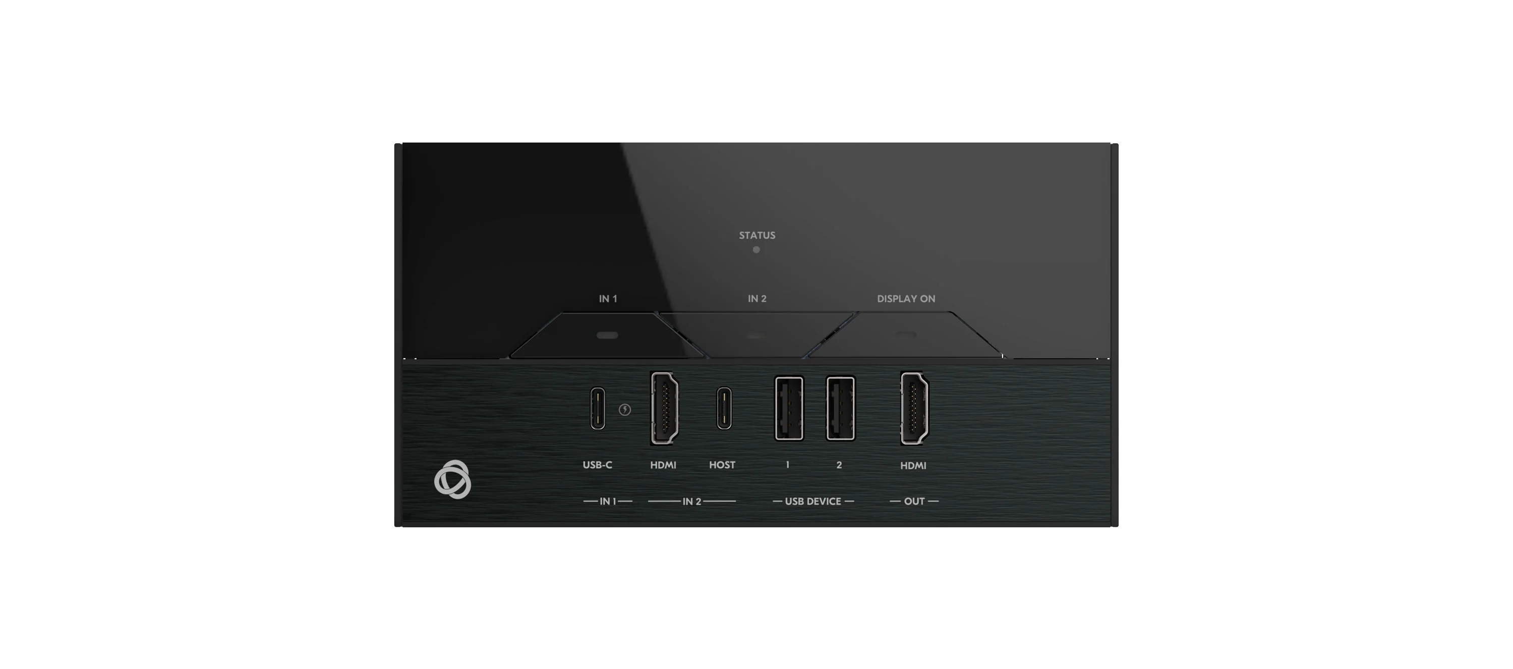 Kramer SWT3-22-HU-WP-T 2x2 4K60 USB-C HDMI Wall-Plate Switcher