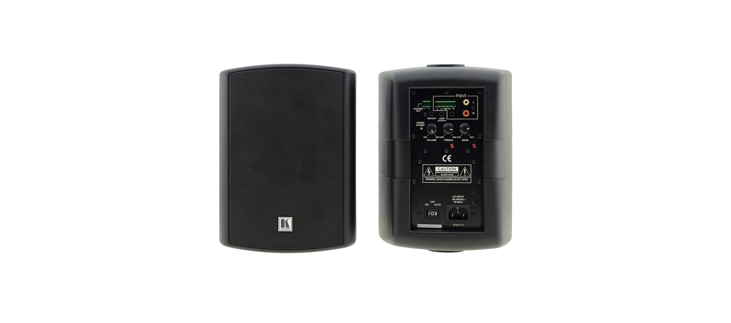 Kramer Tavor 5-O 5.25-Inch Powered On-Wall 2-Way Speaker System - Image 2