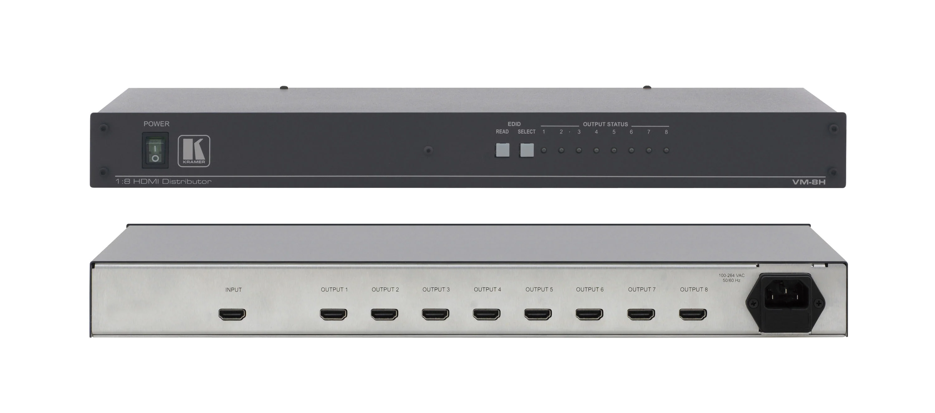 Kramer VM-8H 1:8 HDMI Distribution Amplifier 1U Rack Mount