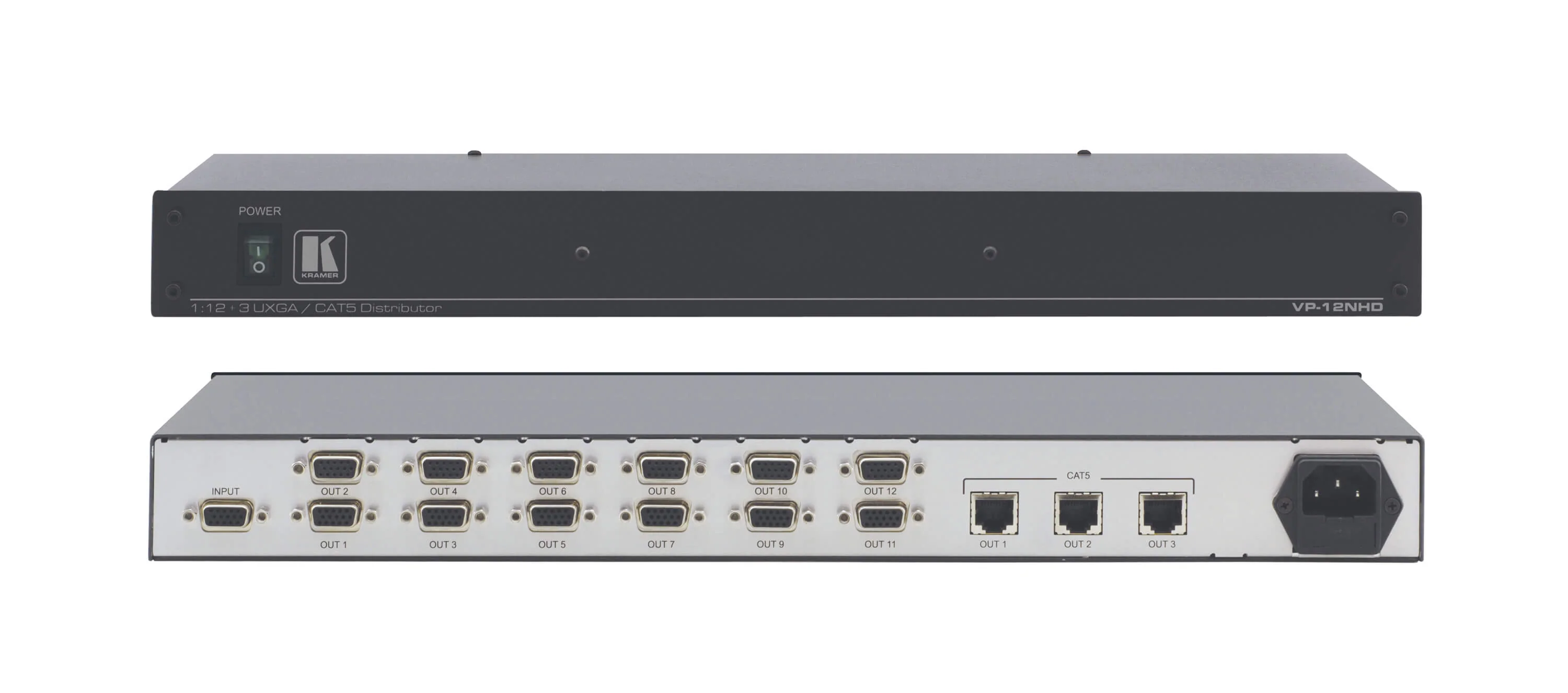 Kramer VP-12NHD 1:12 Computer Graphics Video HDTV Distribution Amplifier