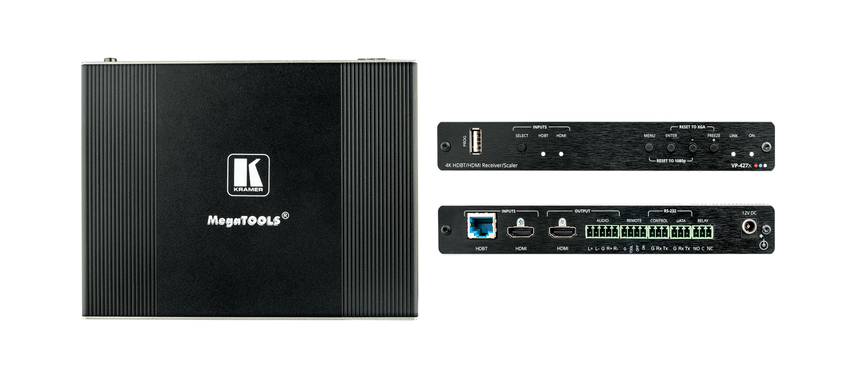 Kramer VP-427X 2x1 4K Auto-Switcher Scaler Receiver HDBaseT - Image 2