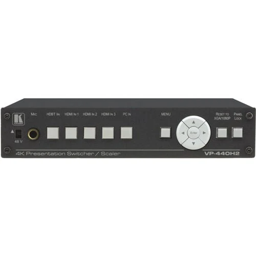 Kramer VP-440H2 4K Presentation Switcher Scaler with HDBaseT HDMI VGA