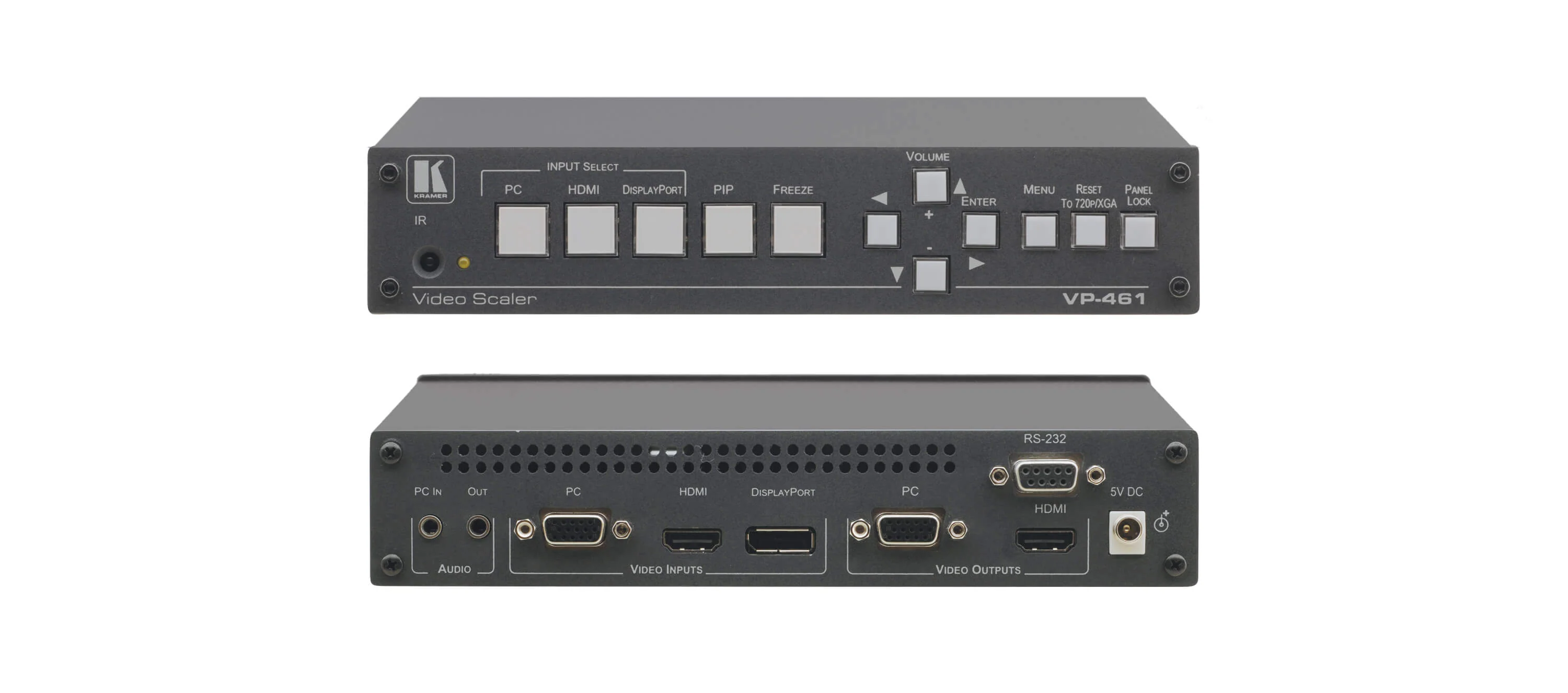 Kramer VP-461 3-Input Analog HDMI ProScale Presentation Switcher and Scaler