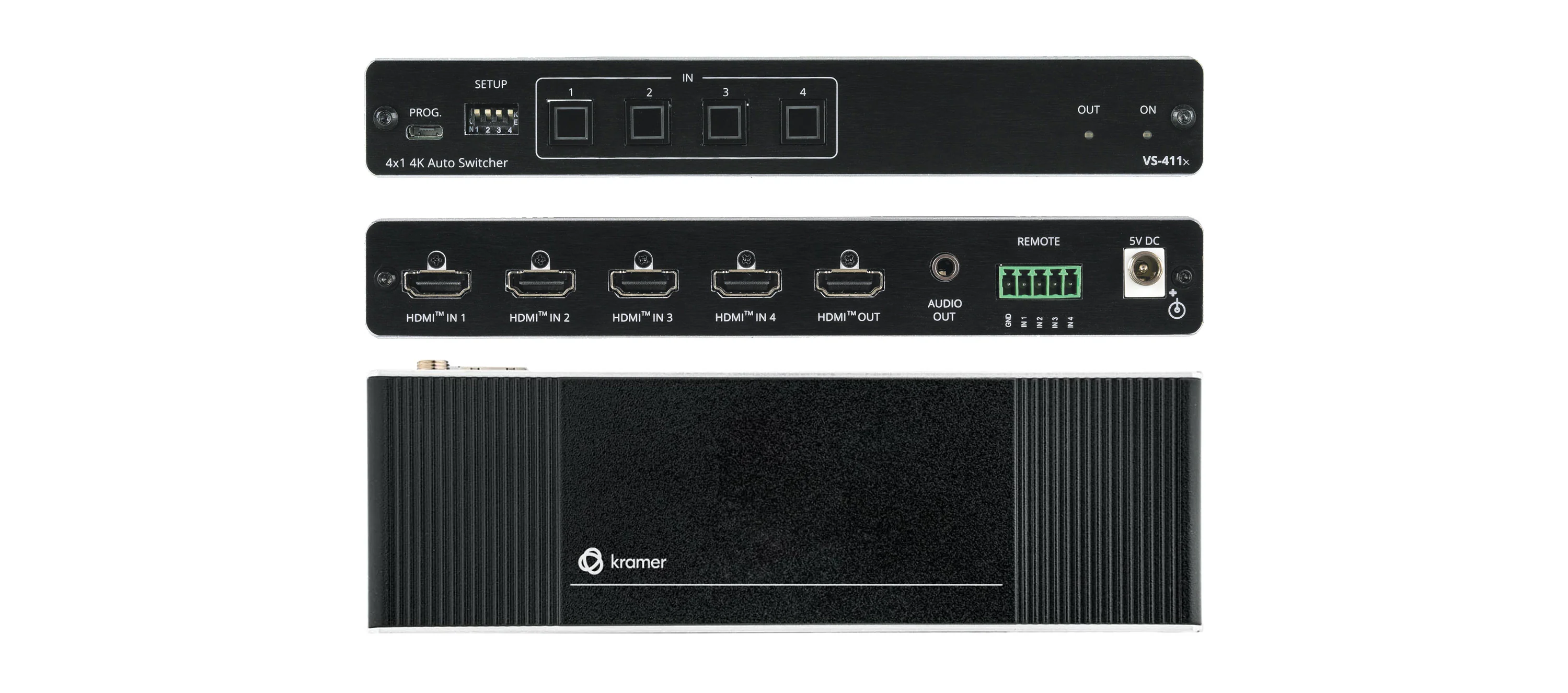 Kramer VS-411X 4x1 4K HDR HDMI Auto Switcher Professional AV