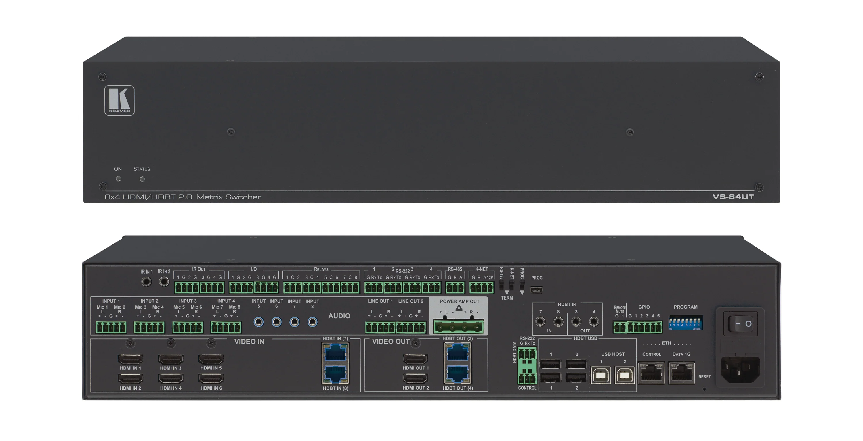 Kramer VS-84UT 8x4 4K60 HDBaseT All-in-One Presentation System