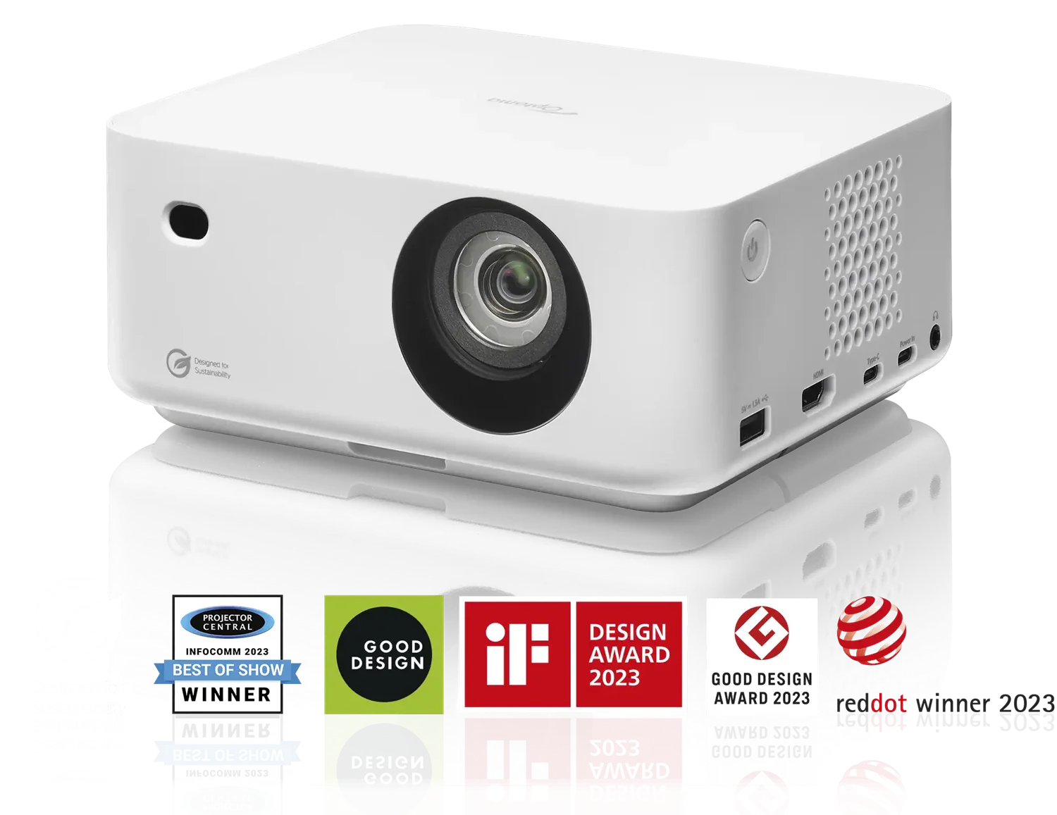 Optoma ML1080ST Ultra-Portable RGB Triple Laser Short Throw Projector - Image 4