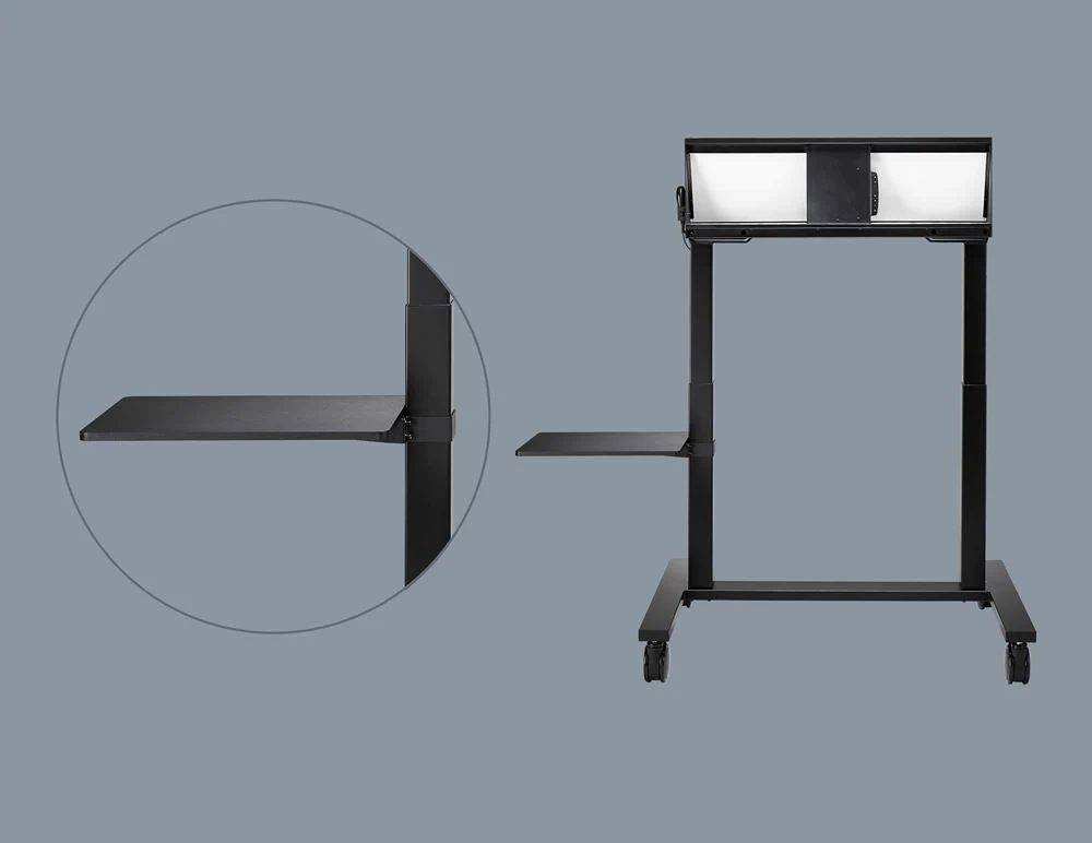 Optoma TB01 Height Adjustable Accessory Shelf for EST09 Motorized Cart