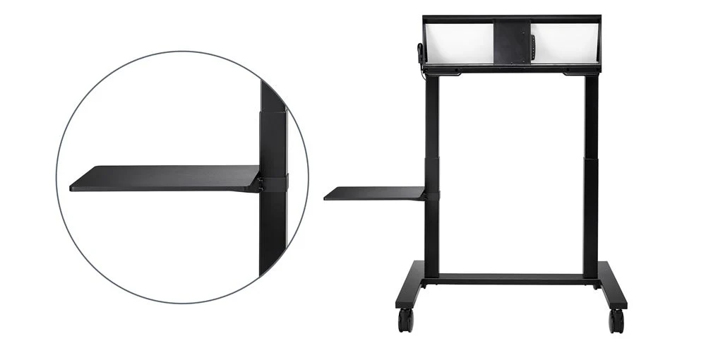 Optoma TB01 Height Adjustable Accessory Shelf for EST09 Motorized Cart - Image 2