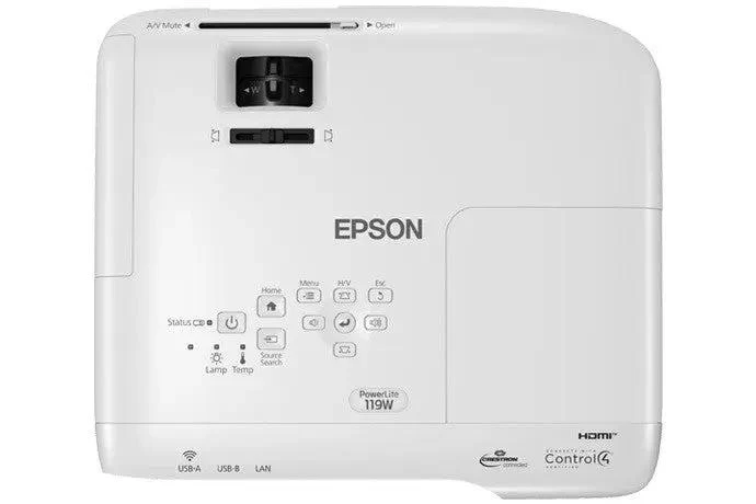 Epson PowerLite 119W 3LCD WXGA Classroom Projector - Image 4