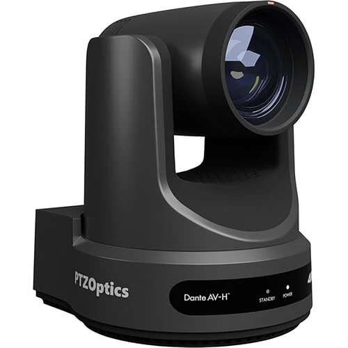 PTZOptics PT12X-LINK-4K-GY 4K 12x Zoom Auto-Tracking Camera with Dante AV-H - Image 3