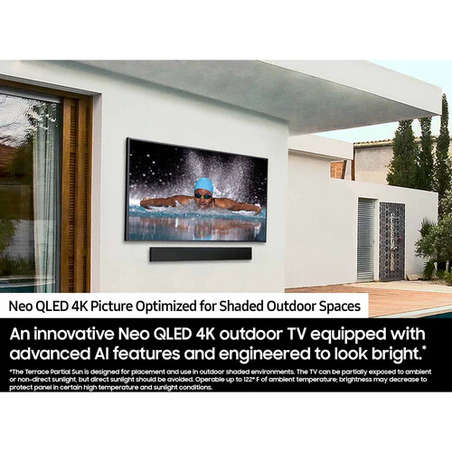 Samsung 65 Inch The Terrace QLED 4K Outdoor Smart TV - Image 4