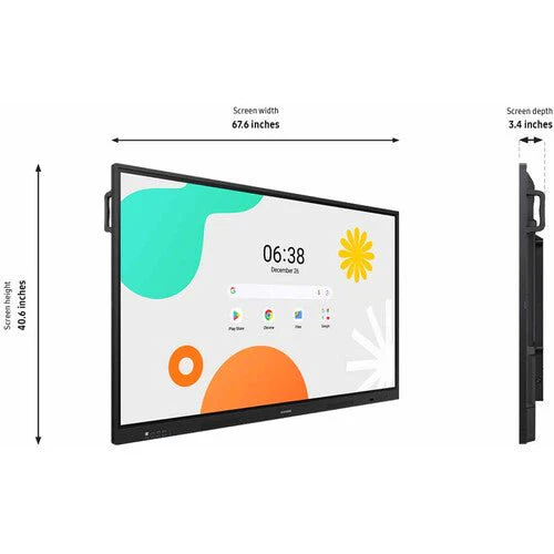 Samsung WA75F 75" UHD 4K Touchscreen Commercial Monitor - Image 2