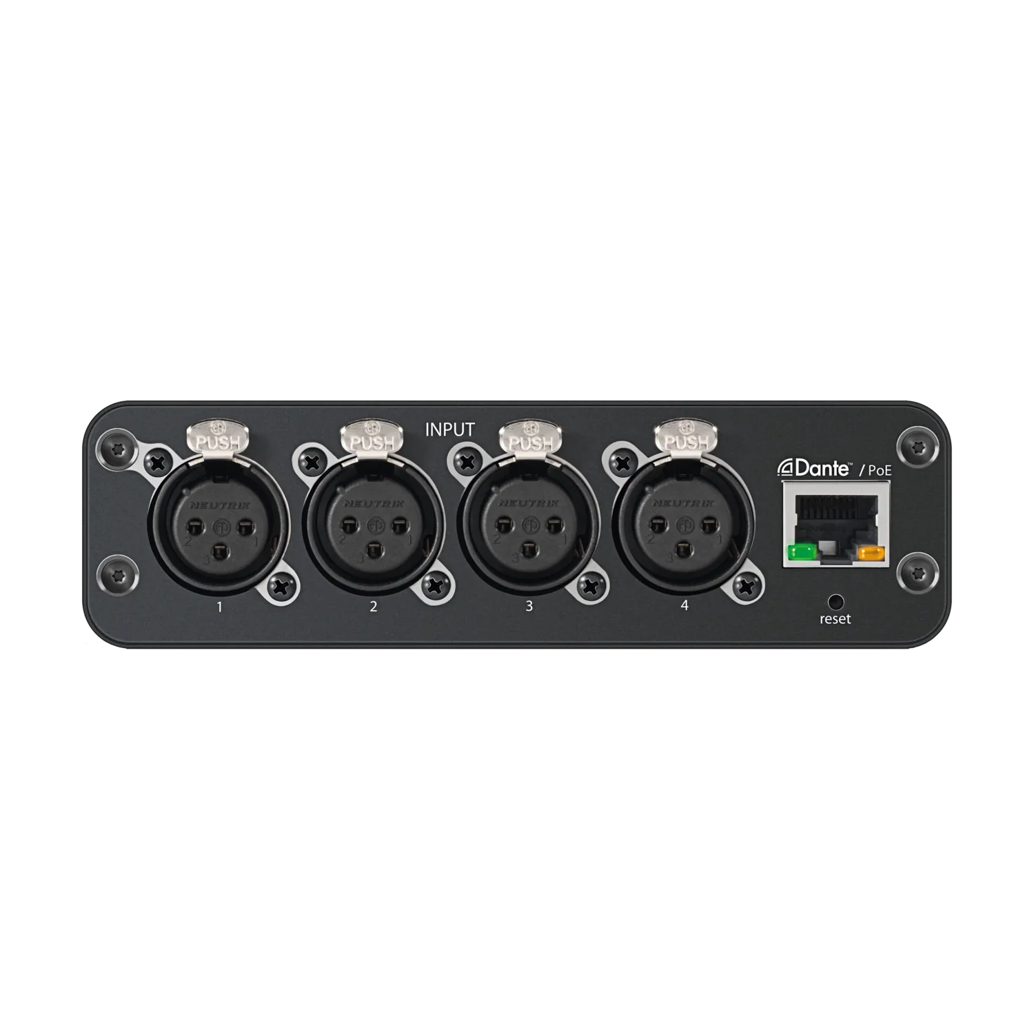 Shure ANI4IN Four Channel Analog to Dante Audio Network Interface - Image 6