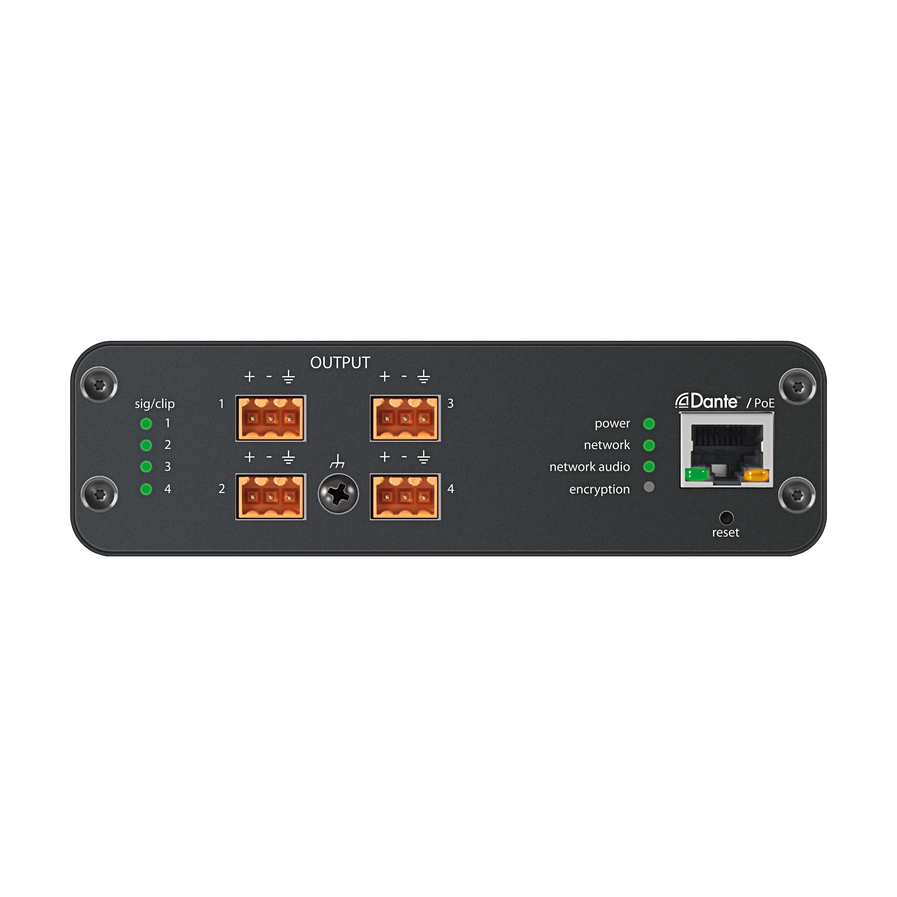 Shure ANI4OUT Audio Network Interface with Dante Connectivity