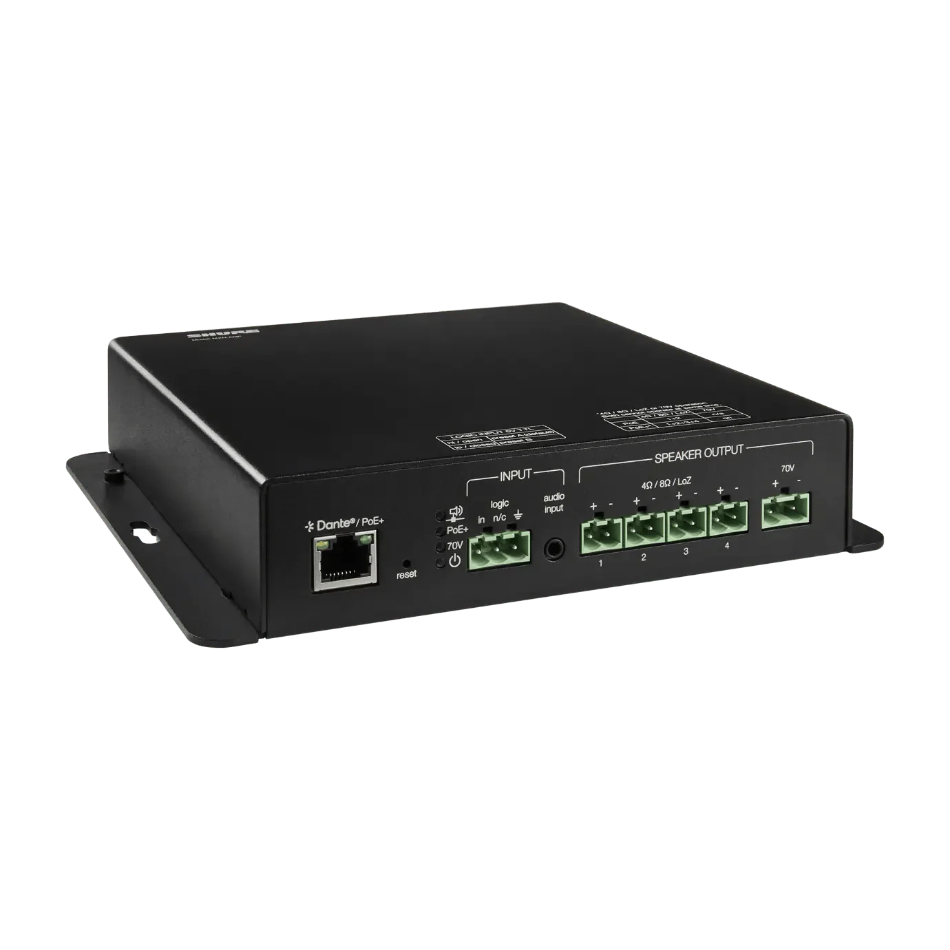 Shure MXN-AMP PoE+ Powered Multichannel Network Conferencing Amplifier - Image 2