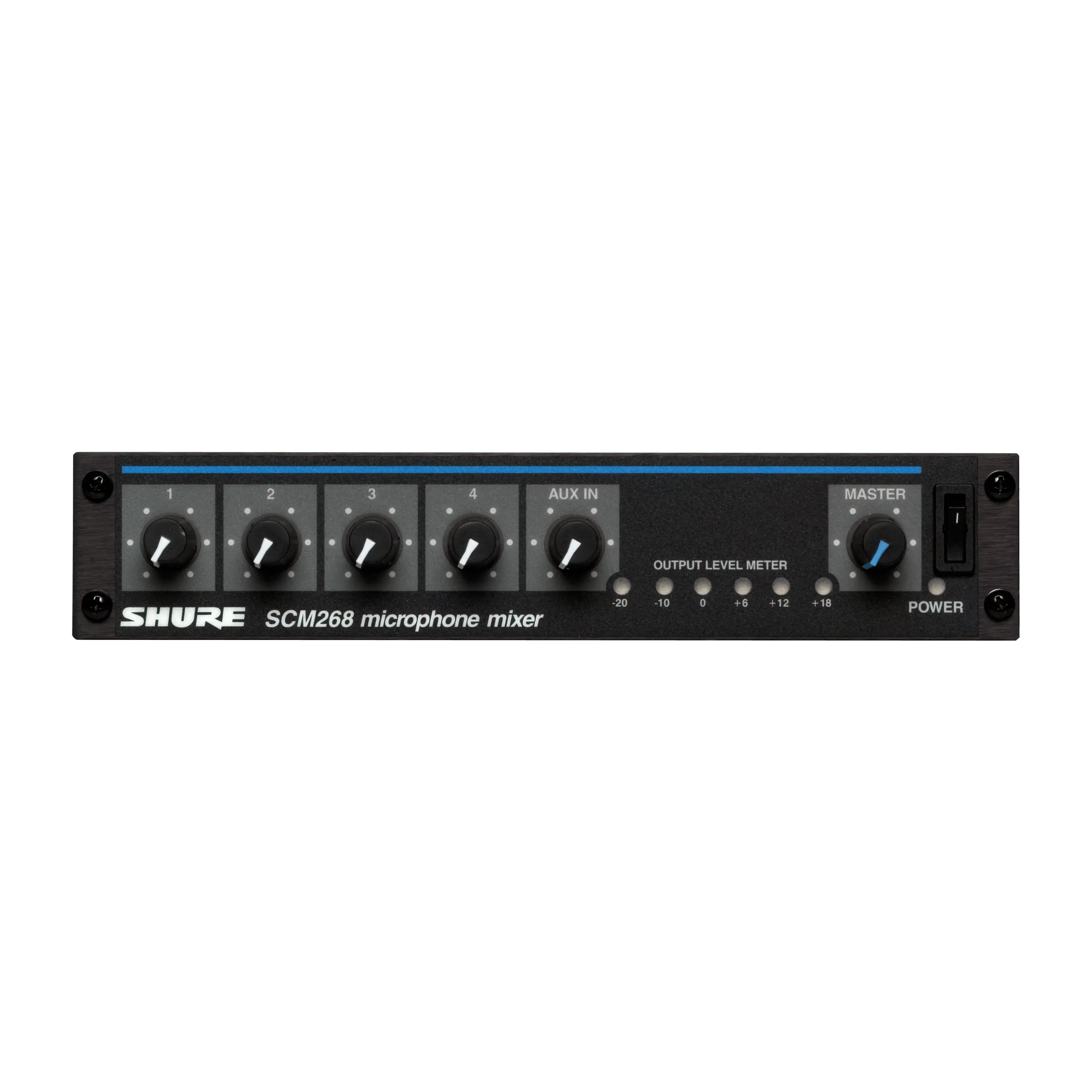 Shure SCM262 Stereo Microphone Mixer with Ducking and Phantom Power - Image 5