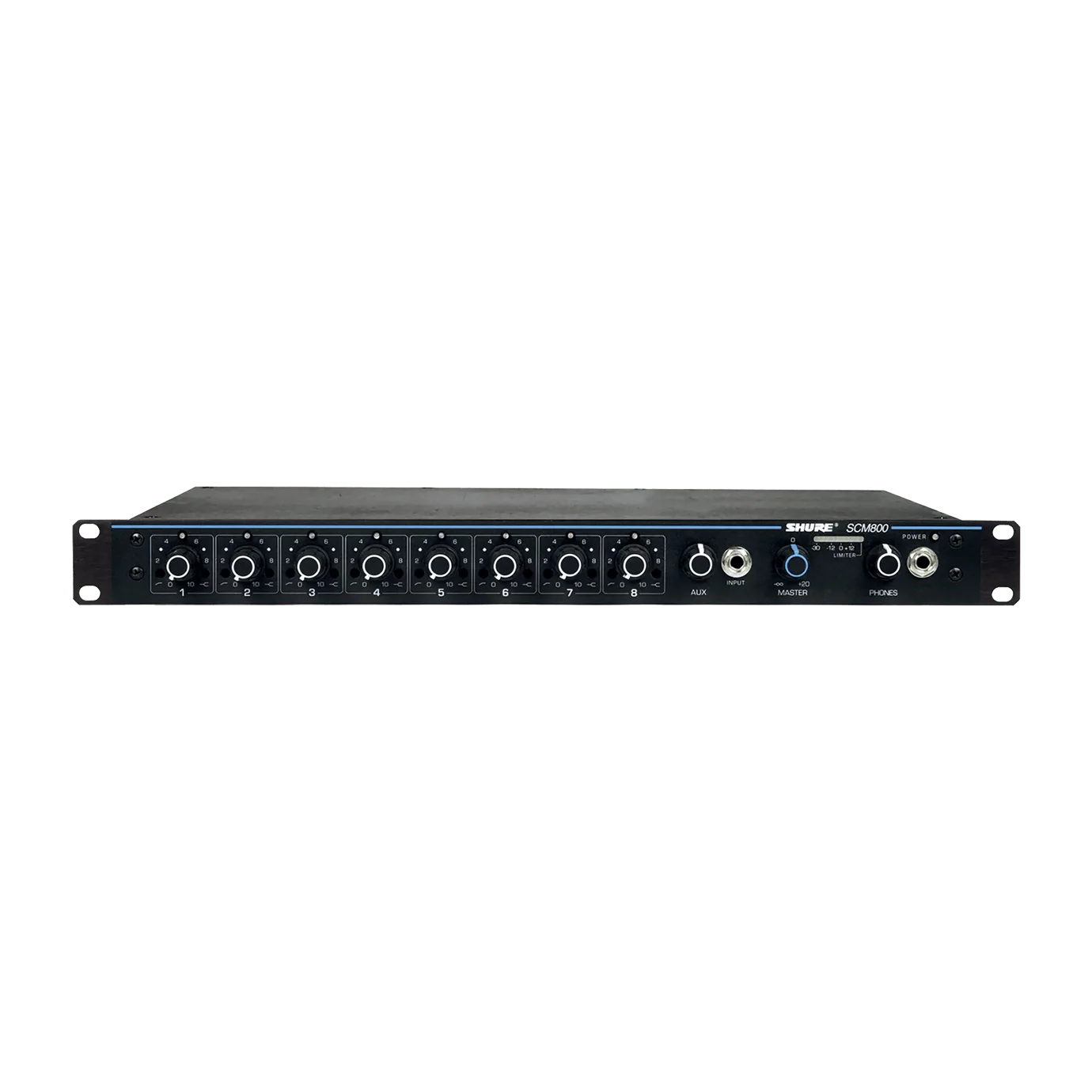Shure SCM800 Eight Channel Professional Microphone Mixer for Audio Systems