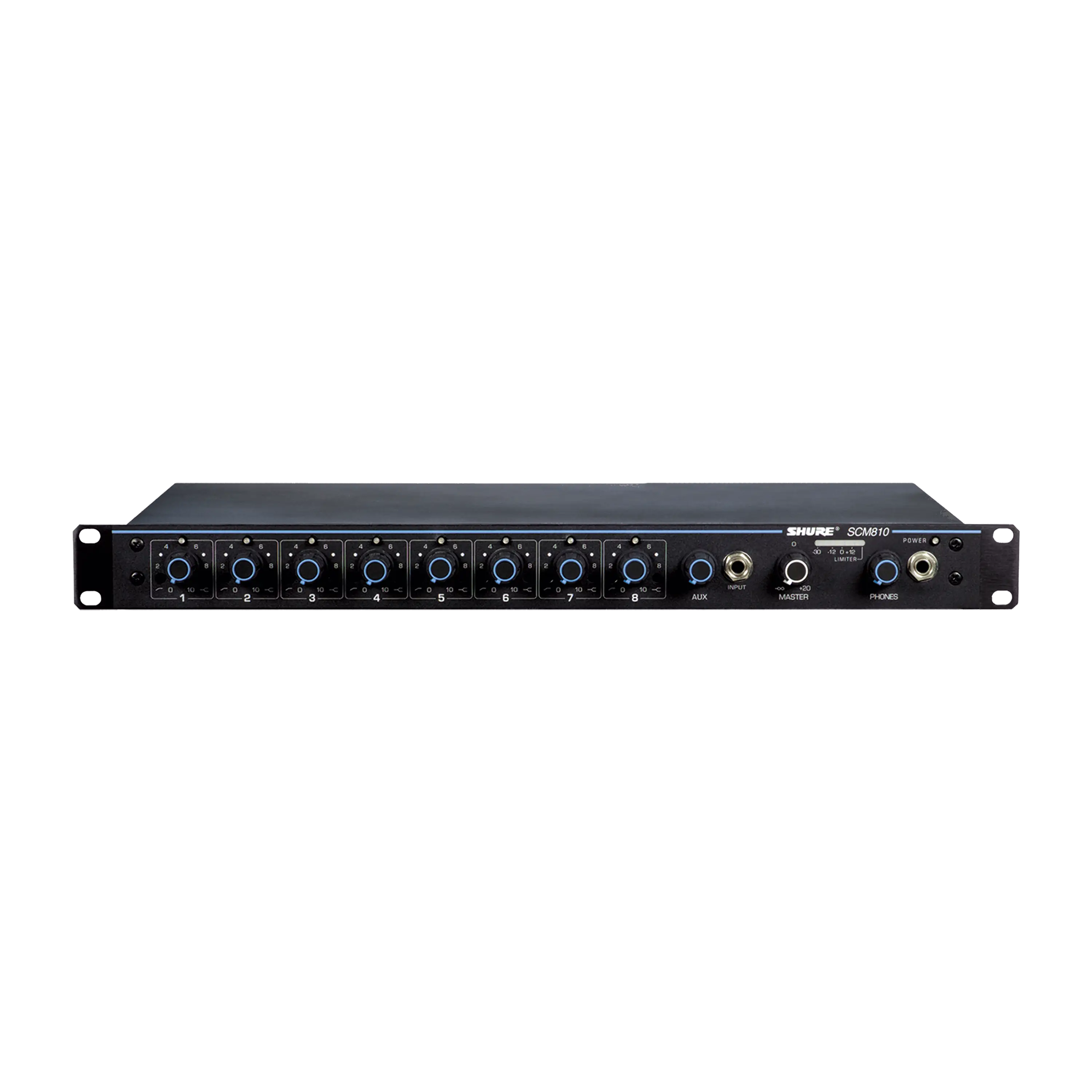 Shure SCM800 Eight Channel Professional Microphone Mixer for Audio Systems - Image 4