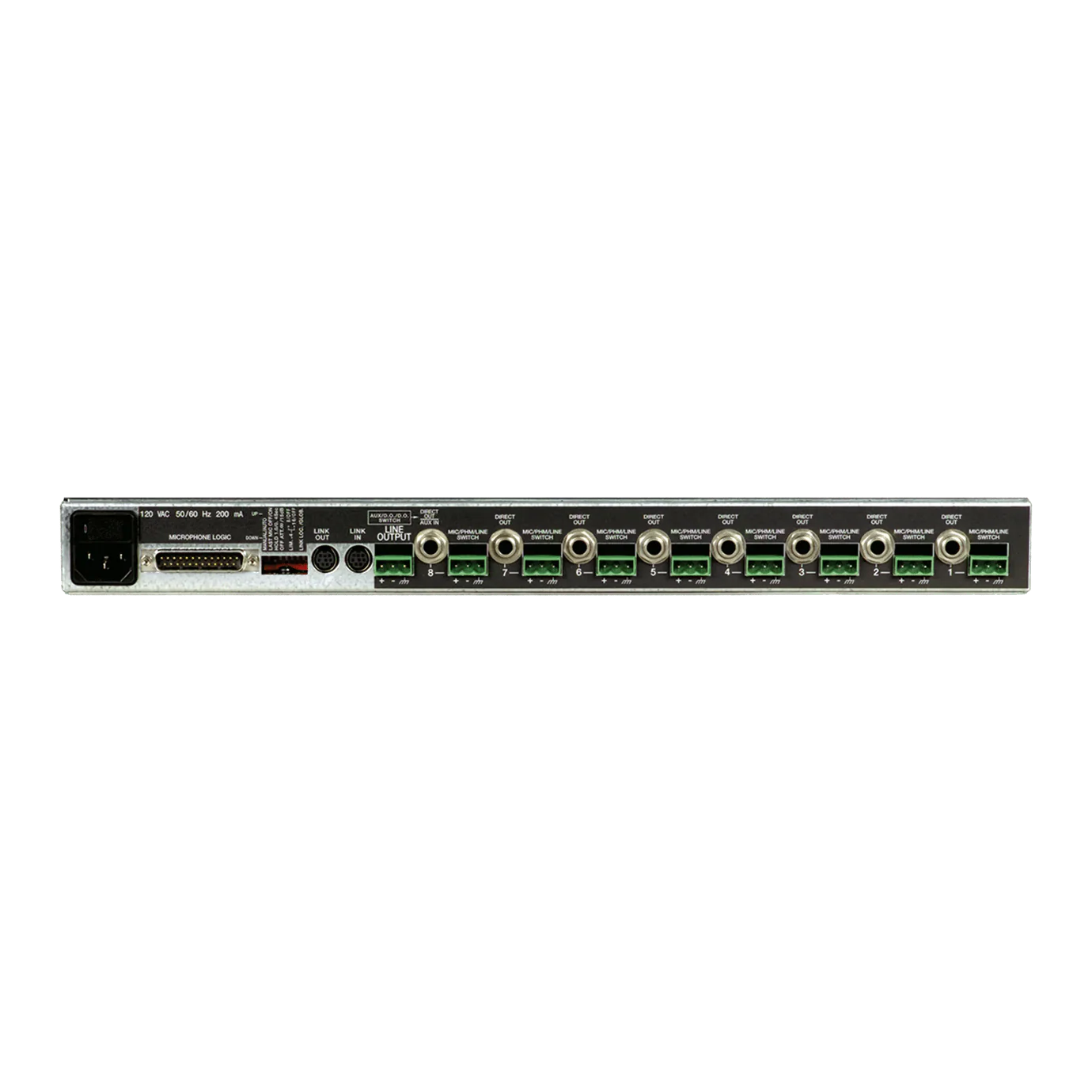 Shure SCM810 Eight Channel Professional Automatic Microphone Audio Mixer - Image 2